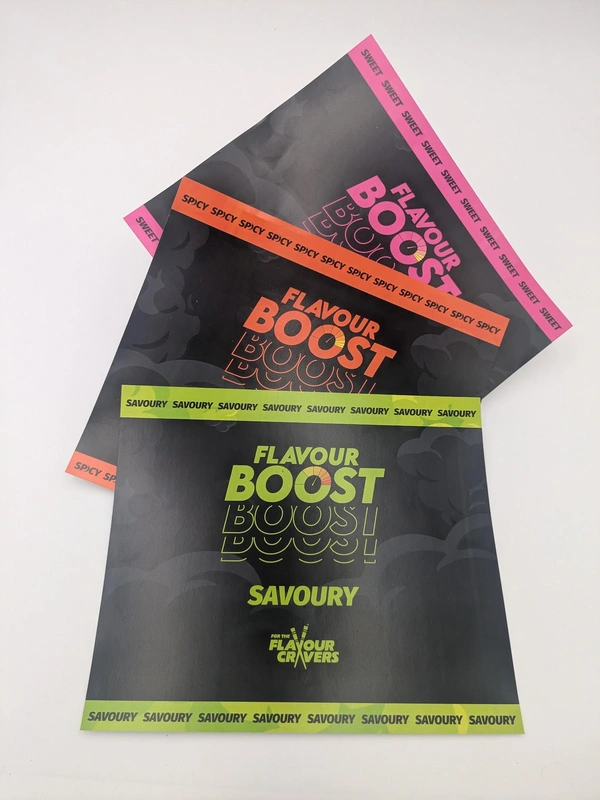  Flavour Boost Stickers