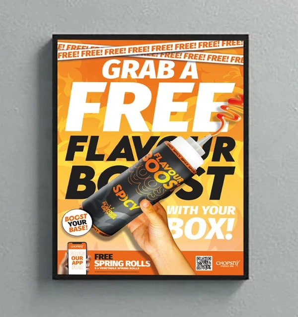  Flavour Boost Poster